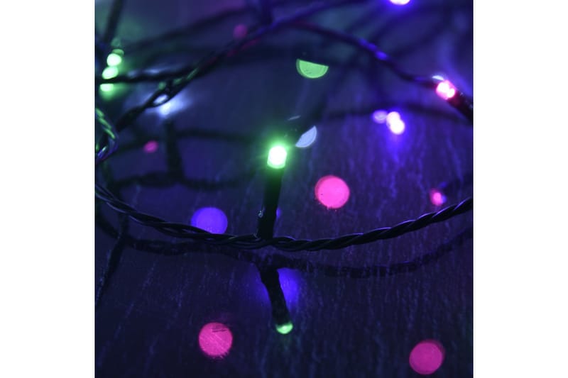beBasic LED-strenglys med 2000 lysdioder pastell flerfarget 200 m PVC - Innredning - Julepynt & helgedekorasjon - Julepynt & juledekorasjon - Lys jul