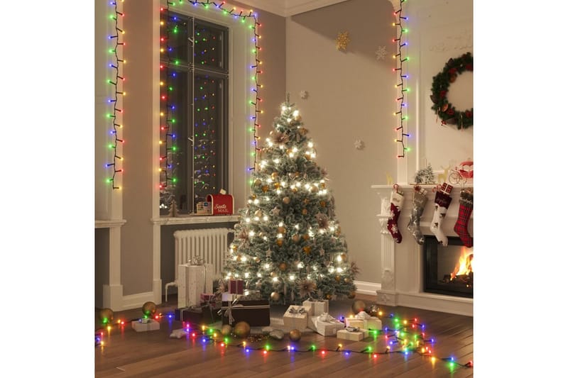 beBasic LED-strenglys med 3000 lysdioder flerfarget 30 m PVC - Lys jul - Julepynt & juledekorasjon