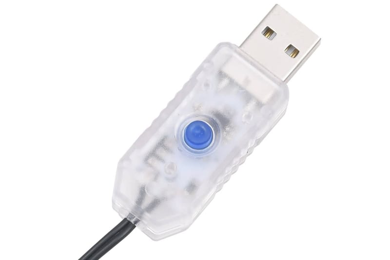 beBasic LED-strenglys med 400 lysdioder blå 4 m PVC - Innredning - Julepynt & helgedekorasjon - Julepynt & juledekorasjon - Lys jul