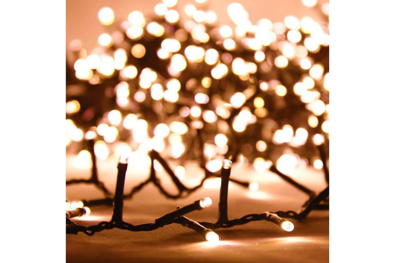 beBasic LED-strenglys med 400 lysdioder varmhvit 15 m PVC - Lys jul - Julepynt & juledekorasjon