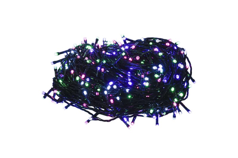 beBasic LED-strenglys med 600 lysdioder pastell flerfarget 60 m PVC - Lys jul - Julepynt & juledekorasjon