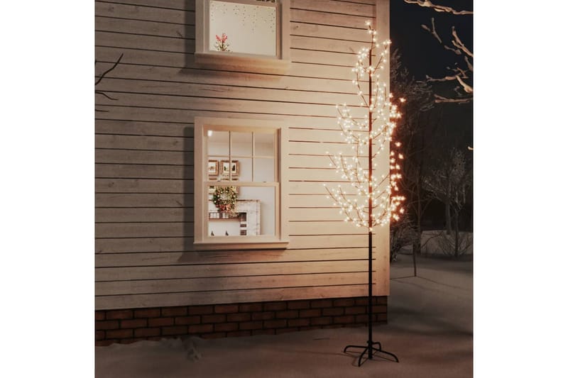 beBasic LED-tre kirsebærblomst varmhvit 368 lysdioder 300 cm - Plastjuletre