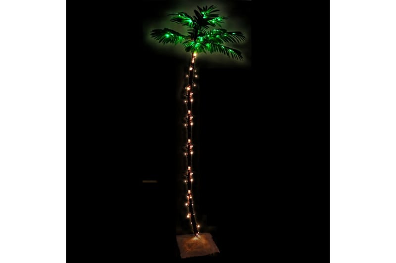 beBasic LED-palmetre varmhvit 136 lysdioder 220 cm - Innredning - Julepynt & helgedekorasjon - Julepynt & juledekorasjon - Plastjuletre