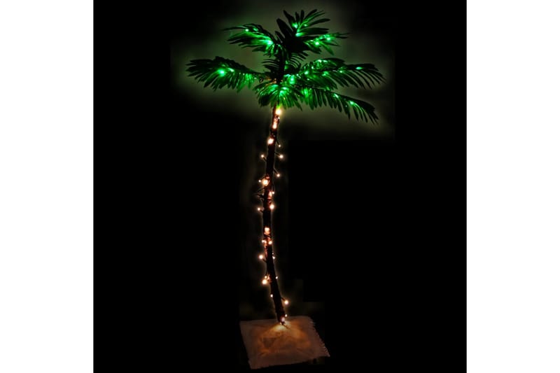 beBasic LED-palmetre varmhvit 72 lysdioder 120 cm - Innredning - Julepynt & helgedekorasjon - Julepynt & juledekorasjon - Plastjuletre