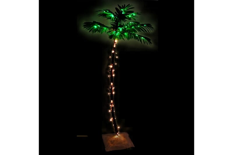 beBasic LED-palmetre varmhvit 88 lysdioder 150 cm - Innredning - Julepynt & helgedekorasjon - Julepynt & juledekorasjon - Plastjuletre