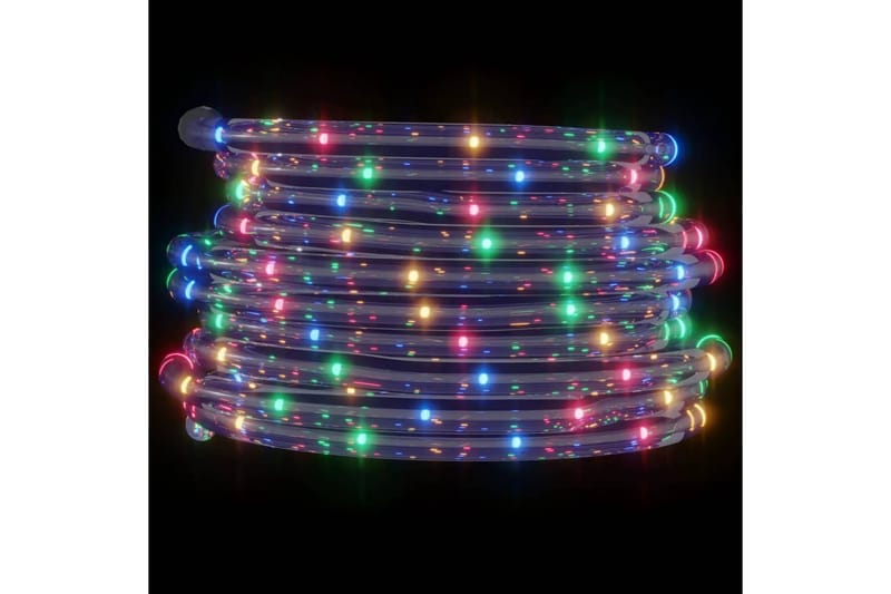 beBasic Taulys med 120 lysdioder flerfarget 5 m PVC - Flerfarget - Lys jul - Julepynt & juledekorasjon