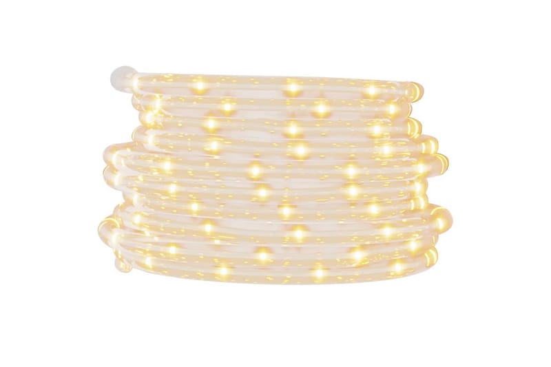 beBasic Taulys med 120 lysdioder varmhvit 5 m PVC - Hvit - Lys jul - Julepynt & juledekorasjon