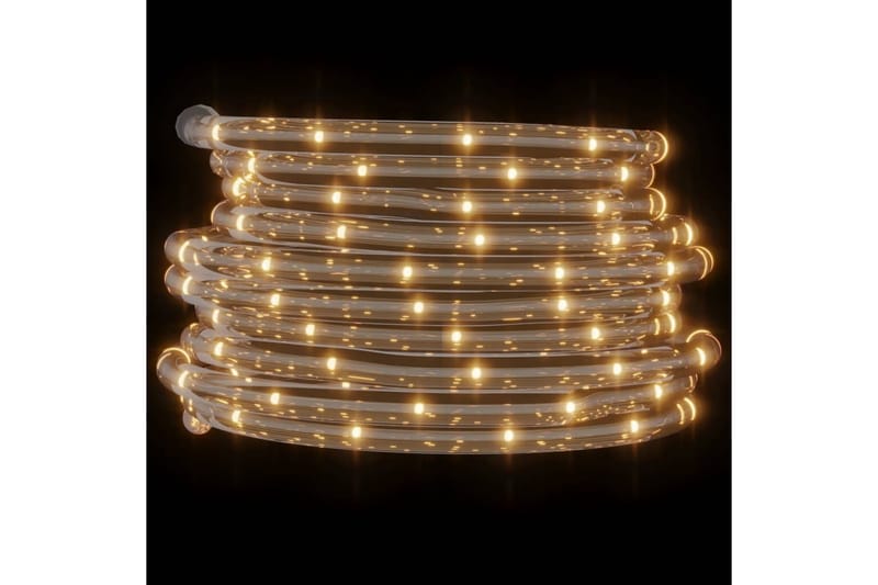 beBasic Taulys med 120 lysdioder varmhvit 5 m PVC - Hvit - Lys jul - Julepynt & juledekorasjon