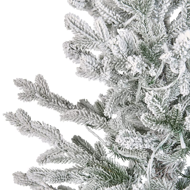 Brisco Snødekket Plastgran 180 cm med Belysning - Hvit/Grønn - Innredning - Julepynt & helgedekorasjon - Julepynt & juledekorasjon - Plastjuletre