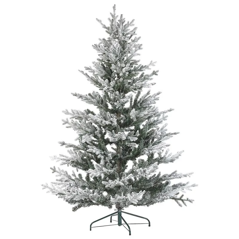 Brisco Snøfull Plastgran 180 cm - Hvit/Grønn - Innredning - Julepynt & helgedekorasjon - Julepynt & juledekorasjon - Plastjuletre