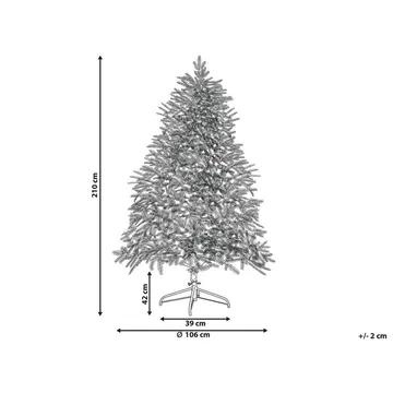 Fiddle Plastgran 210 cm med Belysning - Grønn - Innredning - Julepynt & helgedekorasjon - Julepynt & juledekorasjon - Plastjuletre