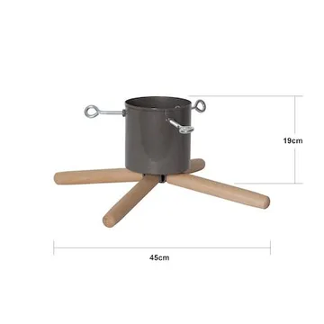 Granig juletrefot 45 cm - muldvarpfarget og naturtre - Innredning - Julepynt & helgedekorasjon - Julepynt & juledekorasjon