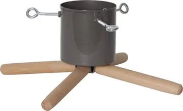 Granig juletrefot 45 cm - muldvarpfarget og naturtre - Innredning - Julepynt & helgedekorasjon - Julepynt & juledekorasjon