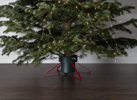 Granig juletrefot 57 cm - grønn/rød - Innredning - Julepynt & helgedekorasjon - Julepynt & juledekorasjon