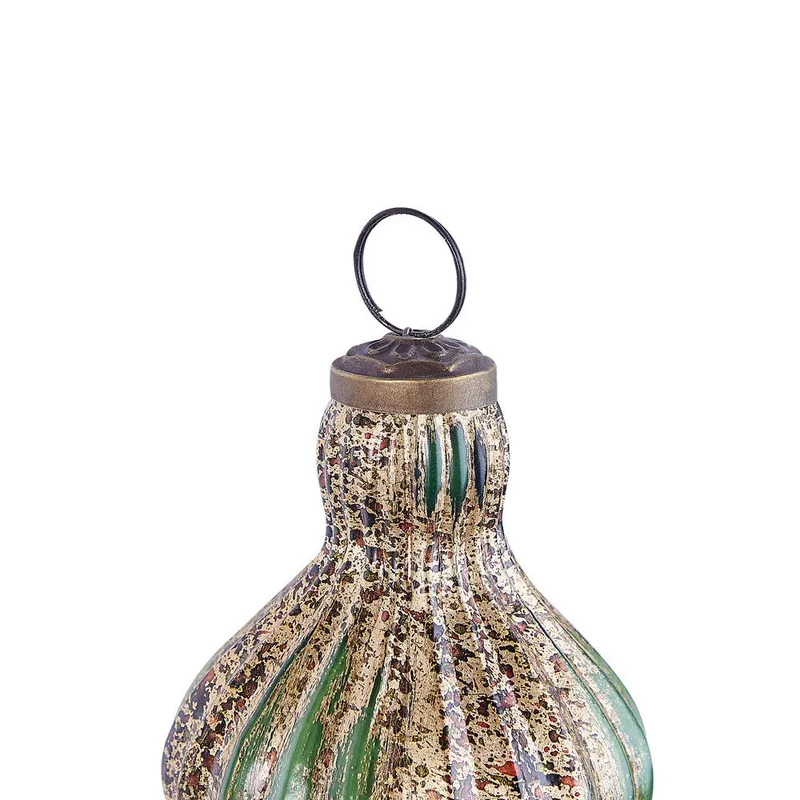 Julekule Brillant Sett med 8 - Gull, Grønn - Innredning - Julepynt & helgedekorasjon - Julepynt & juledekorasjon