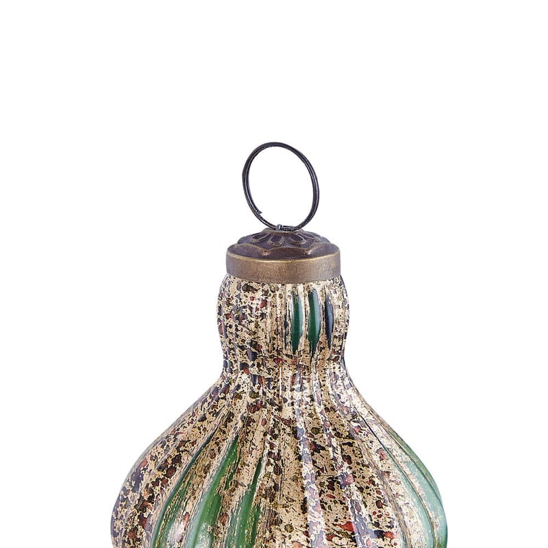 Julekule Brillant Sett med 8 - Gull, Grønn - Innredning - Julepynt & helgedekorasjon - Julepynt & juledekorasjon