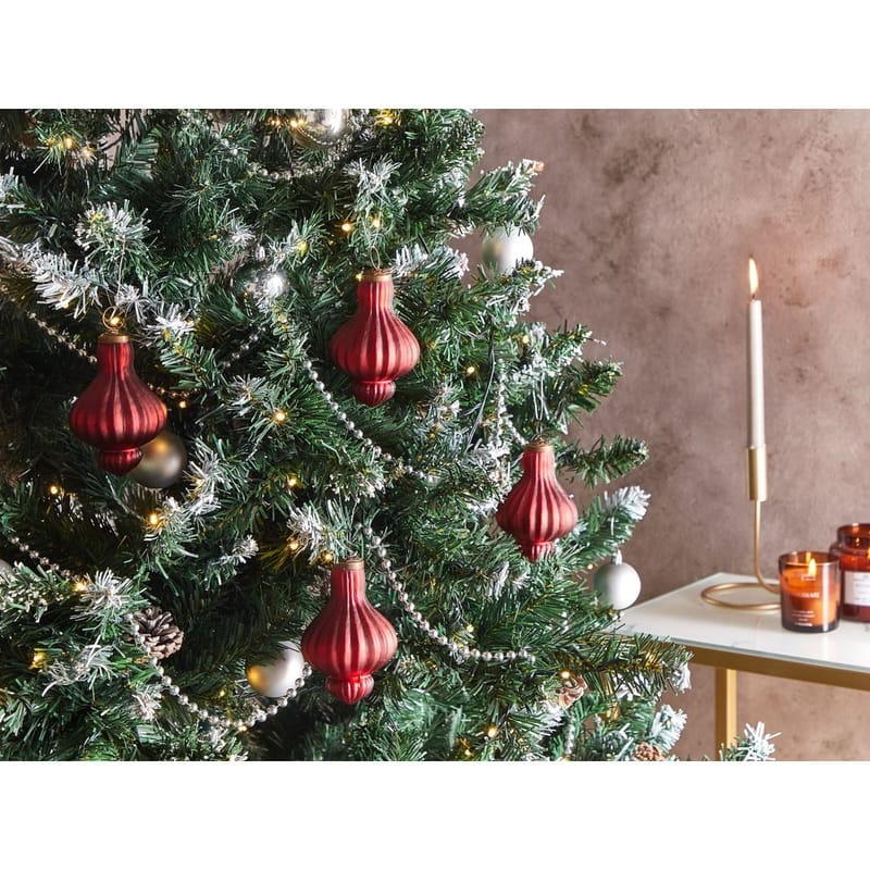 Julekule Brillant Sett med 8 - Rød - Innredning - Julepynt & helgedekorasjon - Julepynt & juledekorasjon