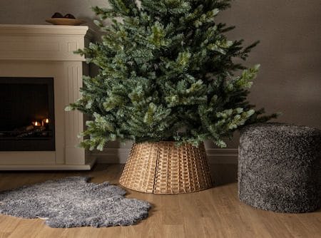 Granig Beskyttelseskant til juletre 62 cm - beigegrå - Innredning - Julepynt & helgedekorasjon - Julepynt & juledekorasjon - Juletekstil - Juletrematte