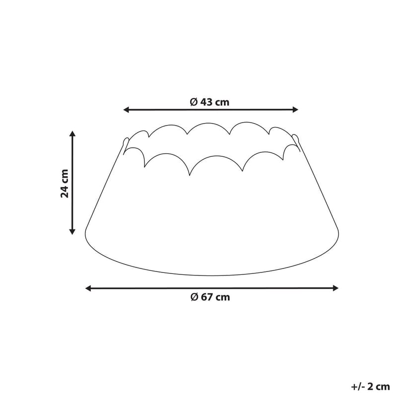 Juletrefot Givre - Innredning - Julepynt & helgedekorasjon - Julepynt & juledekorasjon - Juletekstil - Juletrematte