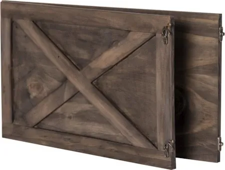 Woody Beskyttelseskant Juletretilbehør 45 cm, mørkebrun