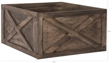 Woody Beskyttelseskant Juletretilbehør 45 cm - mørkebrun - Innredning - Julepynt & helgedekorasjon - Julepynt & juledekorasjon - Juletekstil - Juletrematte