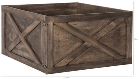 Woody Beskyttelseskant Juletretilbehør 45 cm - mørkebrun - Innredning - Julepynt & helgedekorasjon - Julepynt & juledekorasjon - Juletekstil - Juletrematte
