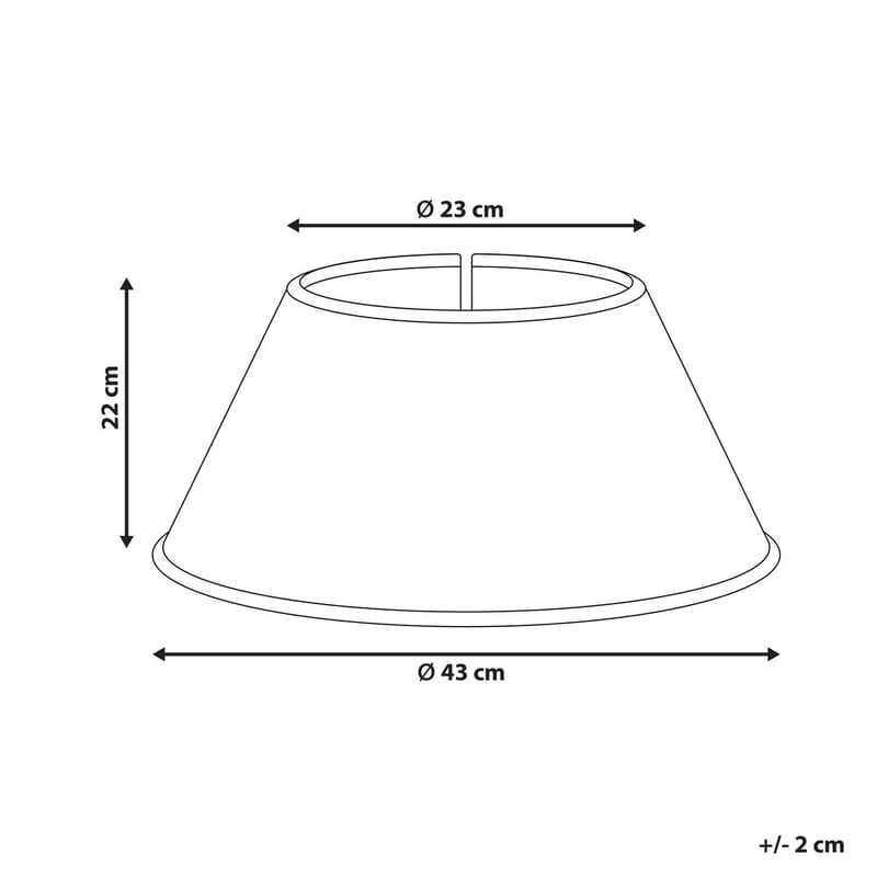Juletrefot Bougie - 43x43x22 cm - Innredning - Julepynt & helgedekorasjon - Julepynt & juledekorasjon - Juletrefot