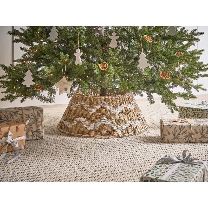 Juletrefot Hiver - Naturlig, Hvit 51x51x24 cm - Innredning - Julepynt & helgedekorasjon - Julepynt & juledekorasjon - Juletrefot