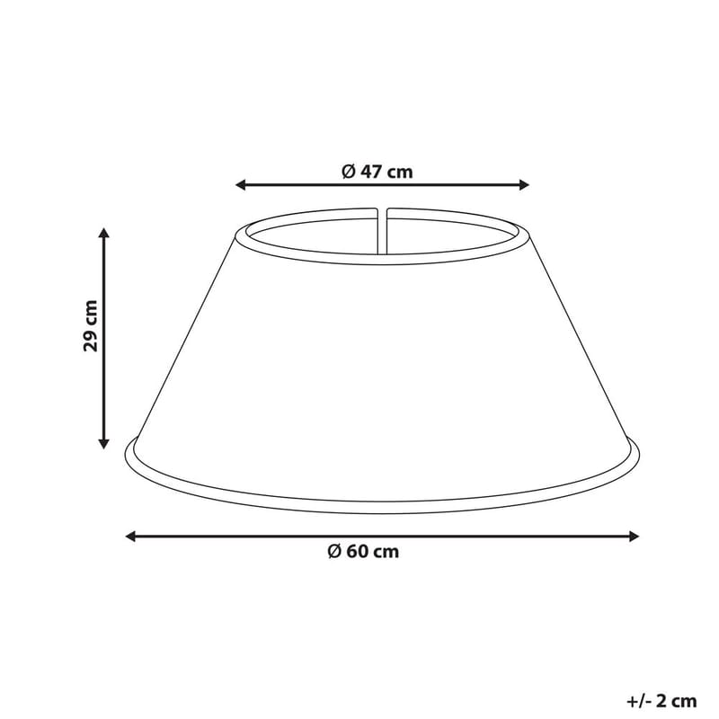 Juletrefot Hiver - Naturlig, Hvit 60x60x29 cm - Innredning - Julepynt & helgedekorasjon - Julepynt & juledekorasjon - Juletrefot