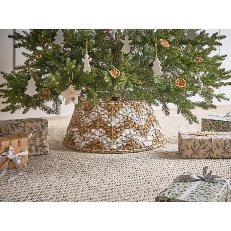 Juletrefot Hiver - Naturlig, Hvit 60x60x29 cm - Innredning - Julepynt & helgedekorasjon - Julepynt & juledekorasjon - Juletrefot