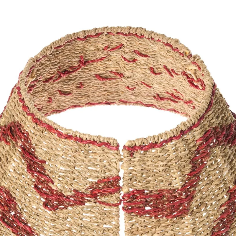 Juletrefot Hiver - Naturlig, Rød 43x43x24 cm - Innredning - Julepynt & helgedekorasjon - Julepynt & juledekorasjon - Juletrefot