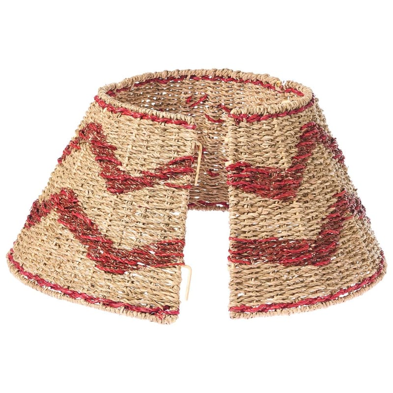 Juletrefot Hiver - Naturlig, Rød 43x43x24 cm - Innredning - Julepynt & helgedekorasjon - Julepynt & juledekorasjon - Juletrefot