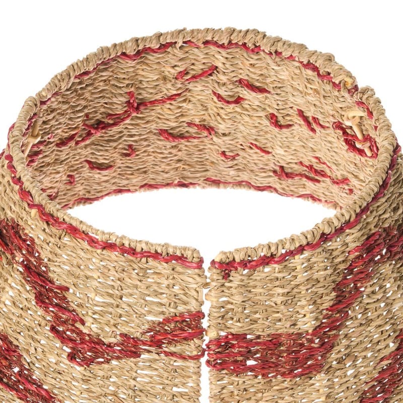 Juletrefot Hiver - Naturlig, Rød 51x51x24 cm - Innredning - Julepynt & helgedekorasjon - Julepynt & juledekorasjon - Juletrefot