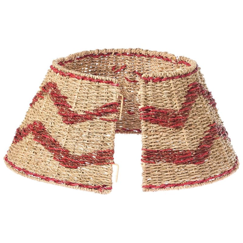 Juletrefot Hiver - Naturlig, Rød 51x51x24 cm - Innredning - Julepynt & helgedekorasjon - Julepynt & juledekorasjon - Juletrefot