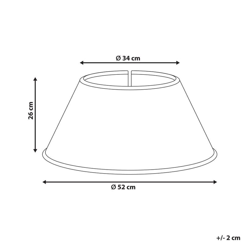 Juletrefot Neige - 52x52x26 cm - Innredning - Julepynt & helgedekorasjon - Julepynt & juledekorasjon - Juletrefot
