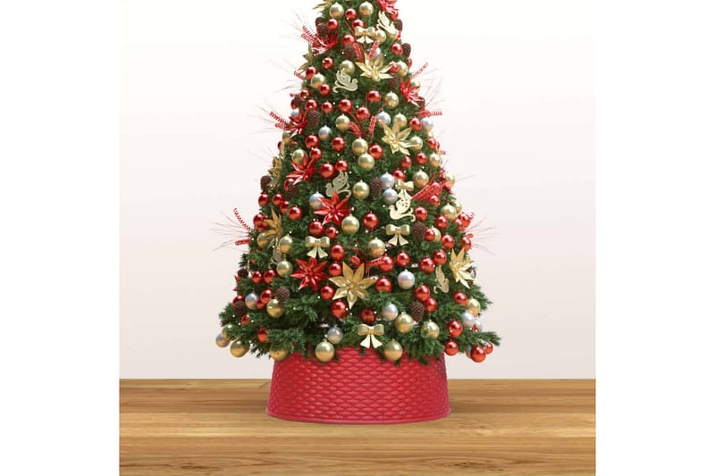 Juletreskjørt rødt 65x19,5 cm - Rød - Julepynt & juledekorasjon - Juletrepynt & julekuler