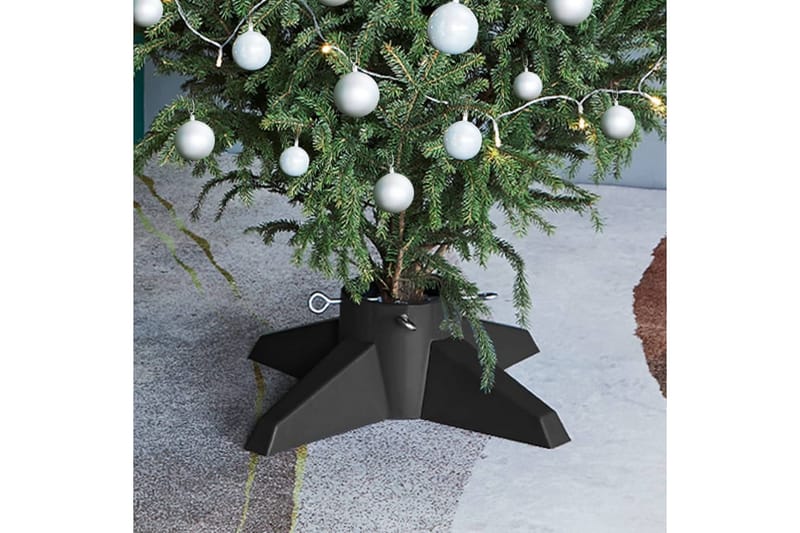 Juletrestativ grå 55,5x55,5x15 cm - Grå - Juletrefot - Julepynt & juledekorasjon