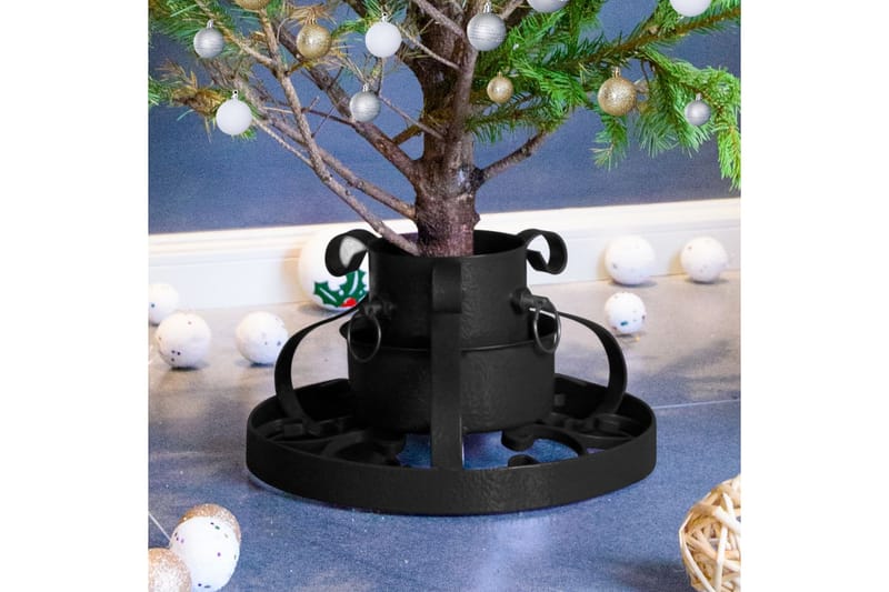 Juletrestativ svart 29x29x15,5 cm - Svart - Juletrefot - Julepynt & juledekorasjon