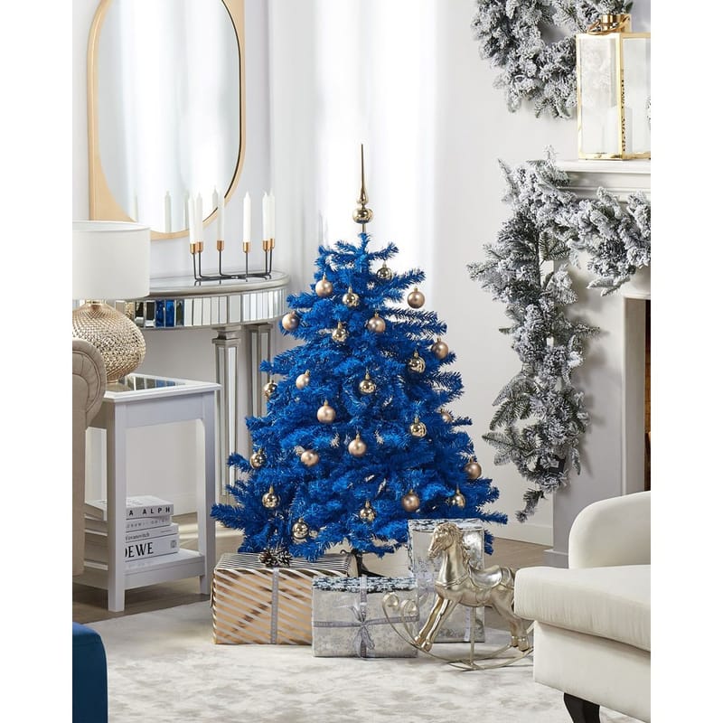Kunstig Juletre Farnham - Blå 100x100x120 cm - Innredning - Julepynt & helgedekorasjon - Julepynt & juledekorasjon - Plastjuletre