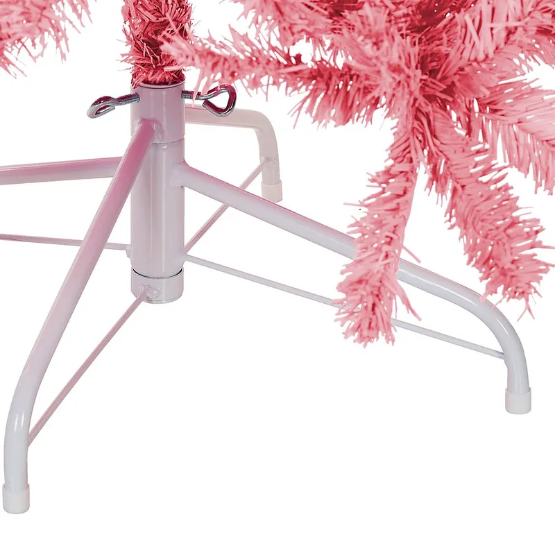 Kunstig Juletre Farnham - Rosa 150x150x210 cm - Innredning - Julepynt & helgedekorasjon - Julepynt & juledekorasjon - Plastjuletre