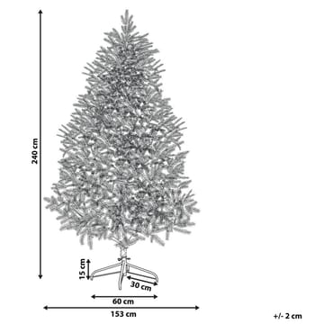 Kunstig Juletre Huxley - 153x153x240 cm - Innredning - Julepynt & helgedekorasjon - Julepynt & juledekorasjon - Plastjuletre