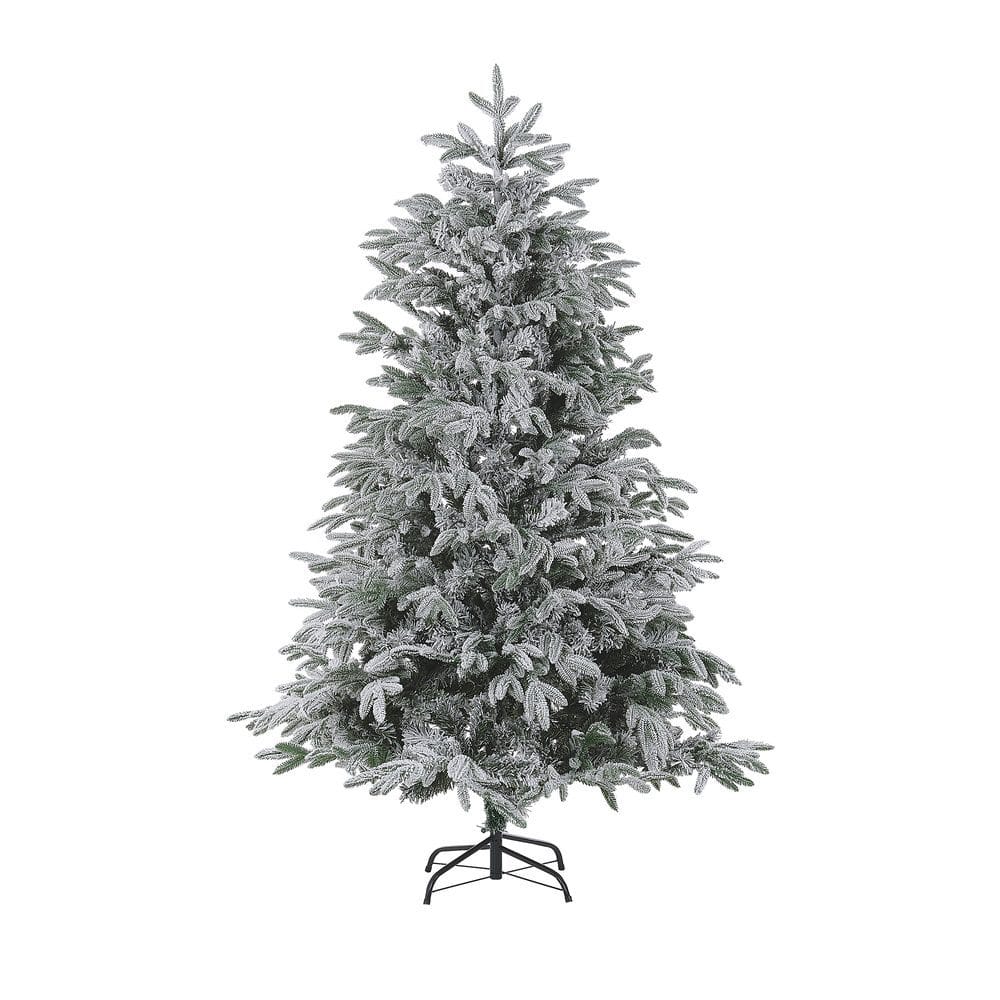 Kunstig Snødekket Juletre Bassie - 130x130x180 cm