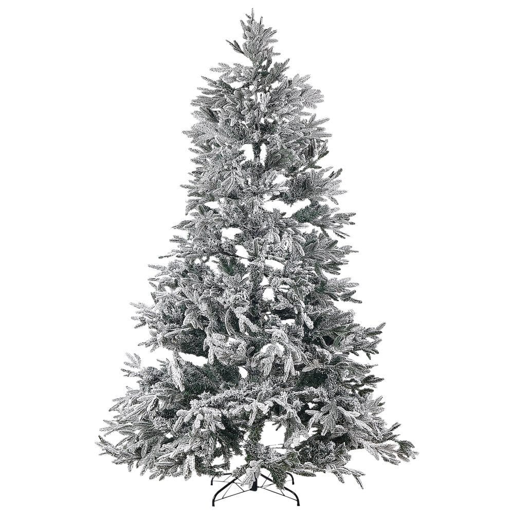 Kunstig Snødekket Juletre Bassie - 150x150x240 cm