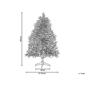Kunstig Snødekket Juletre Brisco - 115x115x180 cm - Innredning - Julepynt & helgedekorasjon - Julepynt & juledekorasjon - Plastjuletre