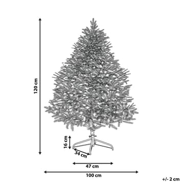 Kunstig Snødekket Juletre Masala - 100x100x120 cm - Innredning - Julepynt & helgedekorasjon - Julepynt & juledekorasjon - Plastjuletre