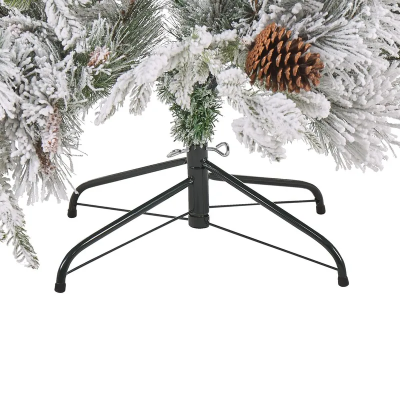 Kunstig Snødekket Juletre Masala - 120x120x180 cm - Innredning - Julepynt & helgedekorasjon - Julepynt & juledekorasjon - Plastjuletre