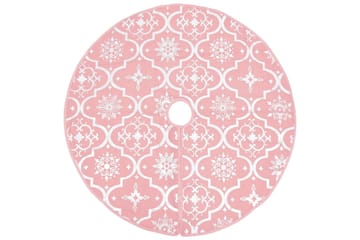 Luksus juletreskjørt med sokk rosa 122 cm stoff - Rosa - Innredning - Julepynt & helgedekorasjon - Julepynt & juledekorasjon - Juletekstil - Juletrematte
