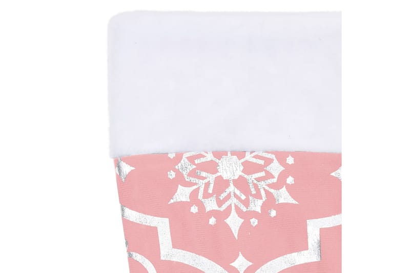 Luksus juletreskjørt med sokk rosa 122 cm stoff - Rosa - Innredning - Julepynt & helgedekorasjon - Julepynt & juledekorasjon - Juletekstil - Juletrematte
