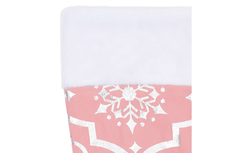 Luksus juletreskjørt med sokk rosa 150 cm stoff - Rosa - Juletrematte - Julepynt & juledekorasjon