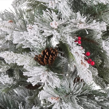 Masala Snøfull Plastgran 180 cm - Hvit/Grønn - Innredning - Julepynt & helgedekorasjon - Julepynt & juledekorasjon - Plastjuletre
